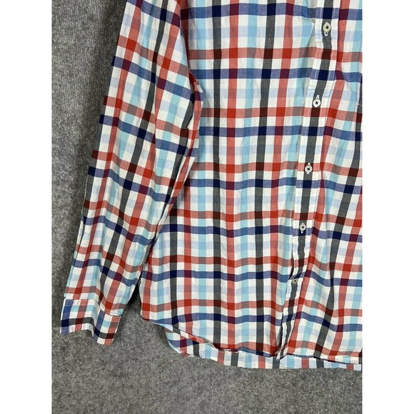 American Eagle AEO Prep Fit Button Down Long Sleeve Shirt Mens XXL Plaid - Picture 8 of 16